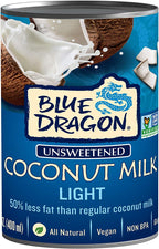Blue Dragon Light Coconut Milk, No Additives, 13.5 Ounces (Pack Of 12)