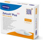 Zetuvit Plus Silicone Border Superabsorbent Dressing – Sterile Self-Adhesive Wound Dressing, Silicone Interface, High Absorbency (5″ × 5″)