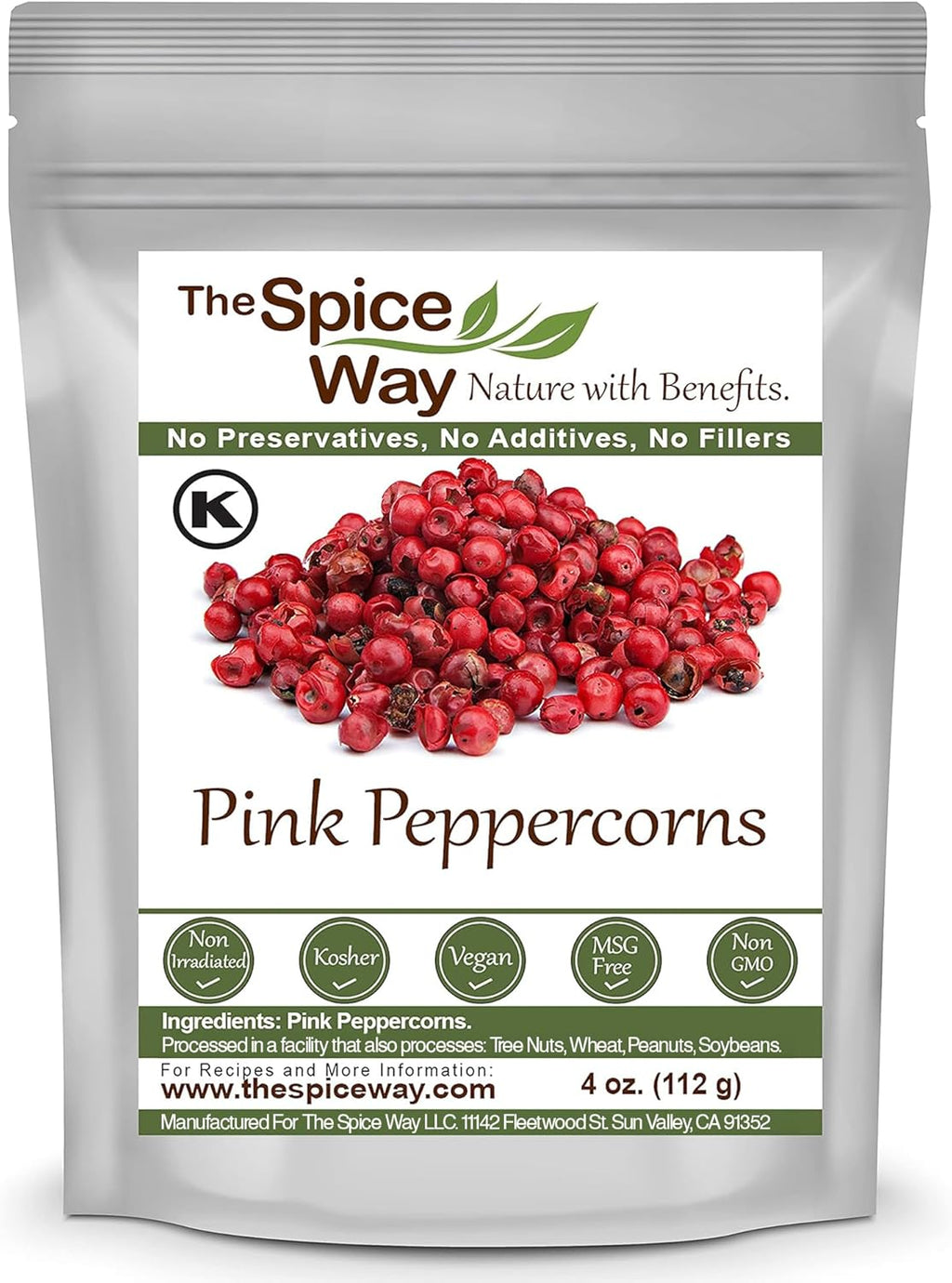 The Spice Way Pink Peppercorns - 4 oz