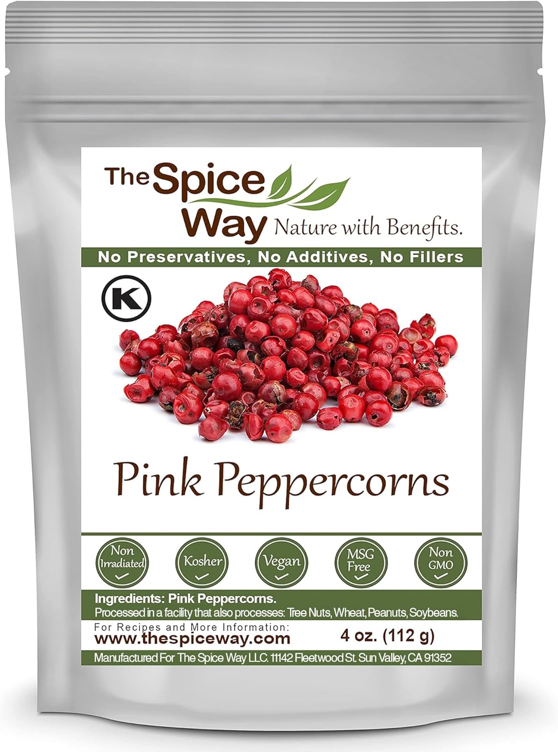 The Spice Way Pink Peppercorns - 4 oz