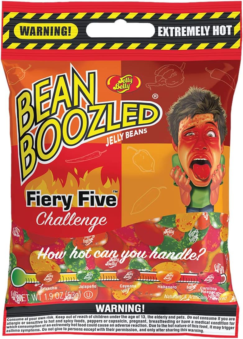 Jelly Belly BeanBoozled Fiery Five Bag - 1.9 oz - Genuine, Official, Straight from the Source