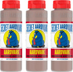 Secret Aardvark Habanero Hot Sauce - Habanero Peppers & Roasted Tomatoes, Medium Spiced Hot Sauce, BBQ Sauce, Non-GMO, Low Sugar, Low Carb, Hot Sauce & Marinade - 8 fl oz 3 Pack
