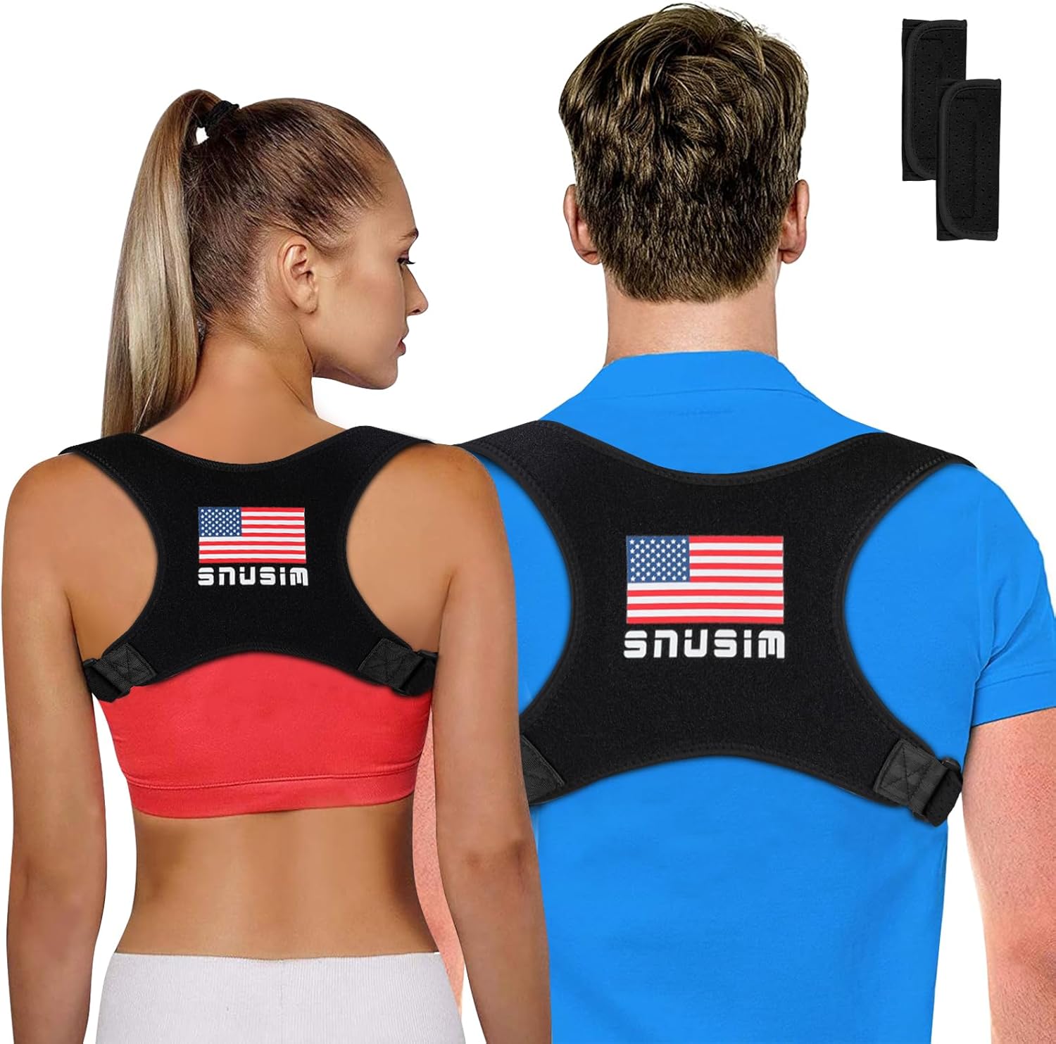 Posture Corrector Upper Back Brace Neck Shoulder Back Support Brace Pain Relief Belt for Women Men Braces Spine Straightener Breathable