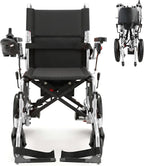 YF001 Zygenair Electric Wheelchair 330Lbs Capacity Foldable Electric Wheelchairs for Adults with 12Ah Lithium Battery, 15 Miles Range Power Wheelchair, 500W Motors Motorized Wheelchair, Silver