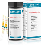 Urine Test Strips URS 10-in-1,10 Parameters UTI Test Strips,Ketone Test Strips,Urine Test Strips for Nitrite, Bilirubin, pH, Protein,UTI, More,100 CT Urine Test Strips for Urinalysis.