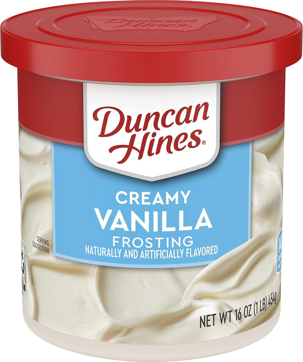Duncan Hines Creamy Vanilla Flavored Frosting, Easter Baking, 16 oz.