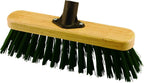 Elliott 29cm Green PVC Fibre Broom Head with Stiff Synthetic Bristles – Heavy Duty, Ideal for Outdoor use, Workshops, Warehouses and Gardening