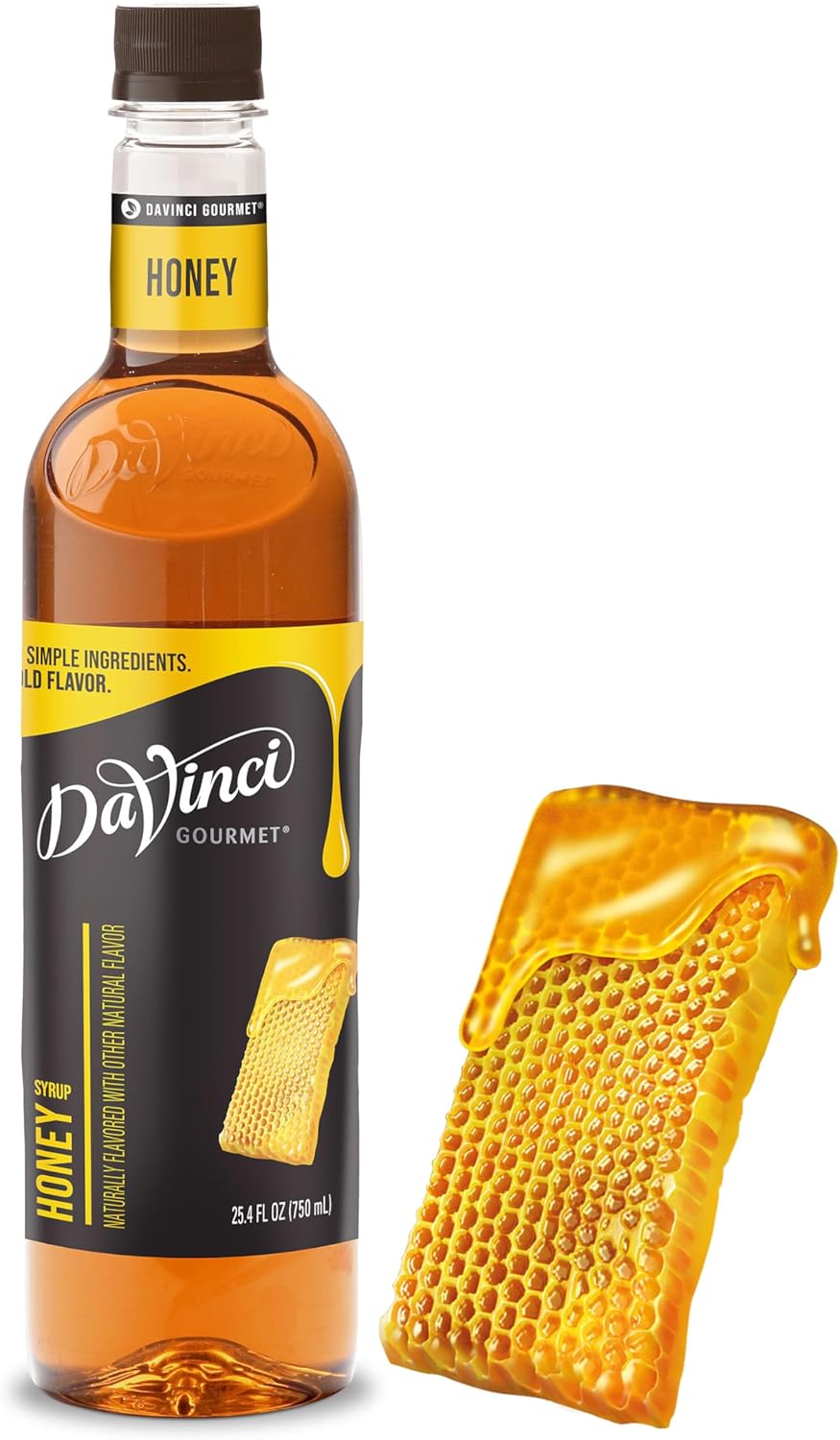 DaVinci Gourmet Honey Syrup, 25.4 Fluid Ounces (Pack of 1)