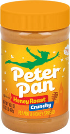 Peter Pan Crunchy Honey Roast Peanut Spread, 16.3 oz (Pack of 12)