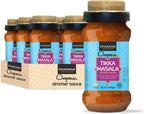 Khazana ORGANIC Tikka Masala Indian Simmer Sauce - 6 x 12.7oz Jars | Non-GMO, Vegan, Gluten Free, Kosher | Authentic Indian Meals Made Easy at Home!
