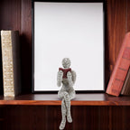 Innovative Lady Reading Pulp Molding Bookshelf Ornaments for Birthdays, Gum Reading Woman Figurine, Graduations, Best Friends Or Relatives (D), Gum Reading Woman Figurine, Innovative Lady Rea
