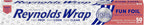 Reynolds Wrap Fun Foil Embossed Aluminum Foil Roll with Hearts, Premium Raised Textured Roll for Food Gifting, Anniversaries, Birthdays, and More, 16.6 Yards x 12 Inches, 50 Sq. Ft.