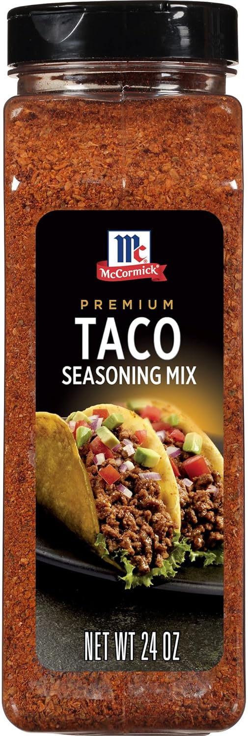 McCormick Taco Seasoning Mix, Premium, No MSG Added, No Artificial Flavors, For Tacos, Nachos, Fajitas and More, 24 oz