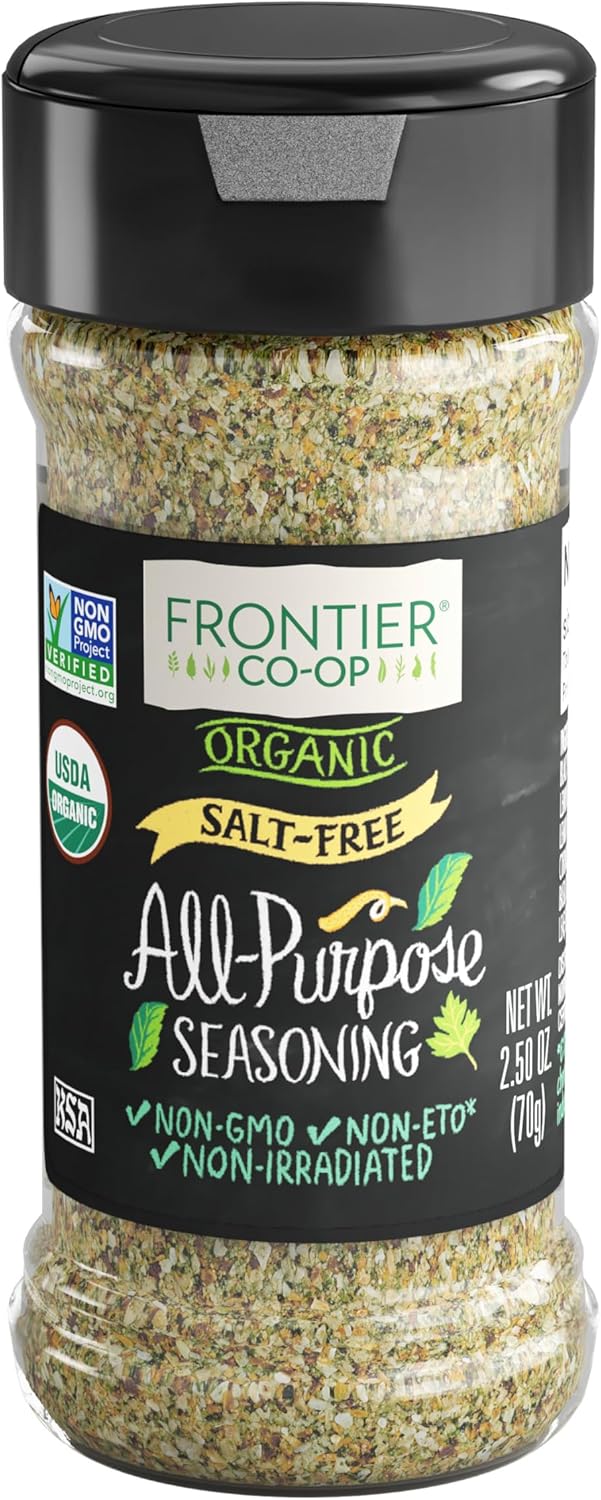 Frontier Co-op Organic Salt - Free All- Purpose Seasoning, 2.5 oz