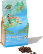Conihat Whole Bean Coffee - Vietnamese Premium Arabica & Robusta Blend, Medium Roast, Dark Caramel, Roasted Peanut & Like-woody Notes, Balanced Flavor, Low Acid, Single Origin, Hand-Picked, 16 Oz Bag