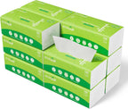 ECOLipak Bamboo Facial Tissues, Soft Pack 12 Packs, 1800 Sheets Total – 3-Ply Ultra Soft & Strong, Hypoallergenic, Travel Size for Car, Home, Office