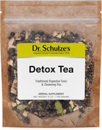 Dr. Schulze’s | Detox Tea | All Purpose Herbal Tonic | Powerful Digestive Stimulant | Dietary Supplement | Ultimate Liver Cleanse | Helps Eliminate Gas & Indigestion | Release Toxins | 6 Oz. Pack
