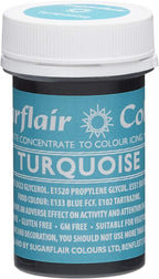 SugarFlair Spectral Concentrated Edible Paste Food Colouring - Turquoise