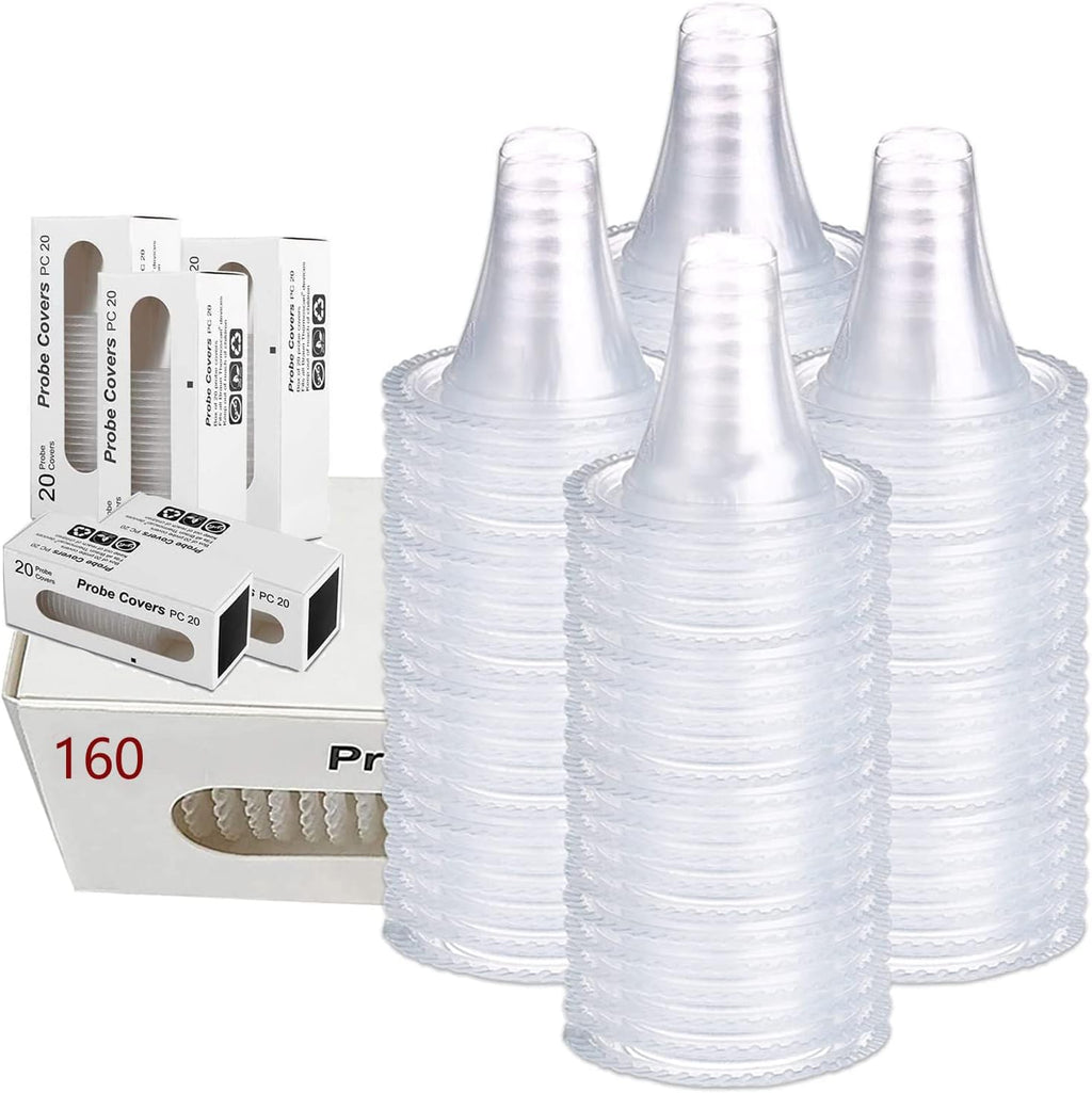 160X Ear Thermometer Probe Covers, Lens Filters, Refill Covers Compatible for All Braun Thermometer Models Digital Disposable Covers