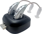 Digital Hearing Amplifiers - Rechargeable BTE Personal Sound Amplifier Pair with USB Dock - Premium Behind The Ear Sound Amplification - by MEDca