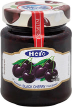 Hero Black Cherry Premium Fruit Spread Preserve,12 Ounce