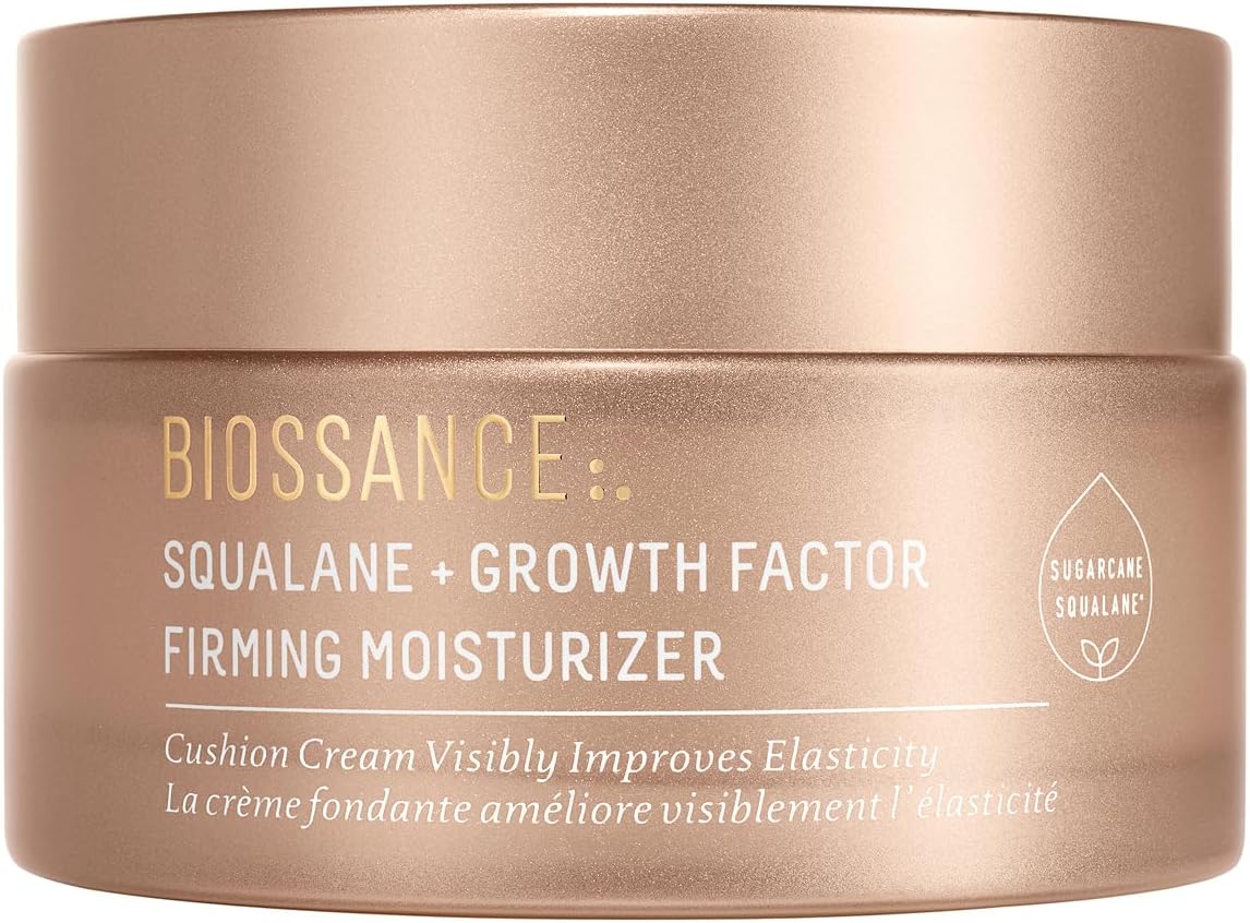 BIOSSANCE Squalane + Growth Factor Firming Face Moisturizer, 50ml