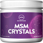 MRM MSM Crystals - For Women & Men - Pure Bioavailable Sulfur Powder Supplement for Hair, Skin & Nail Support, Methylsulfonylmethane Powder, High-Purity Sulfur Source, Vegan & Non GMO - 200 Servings