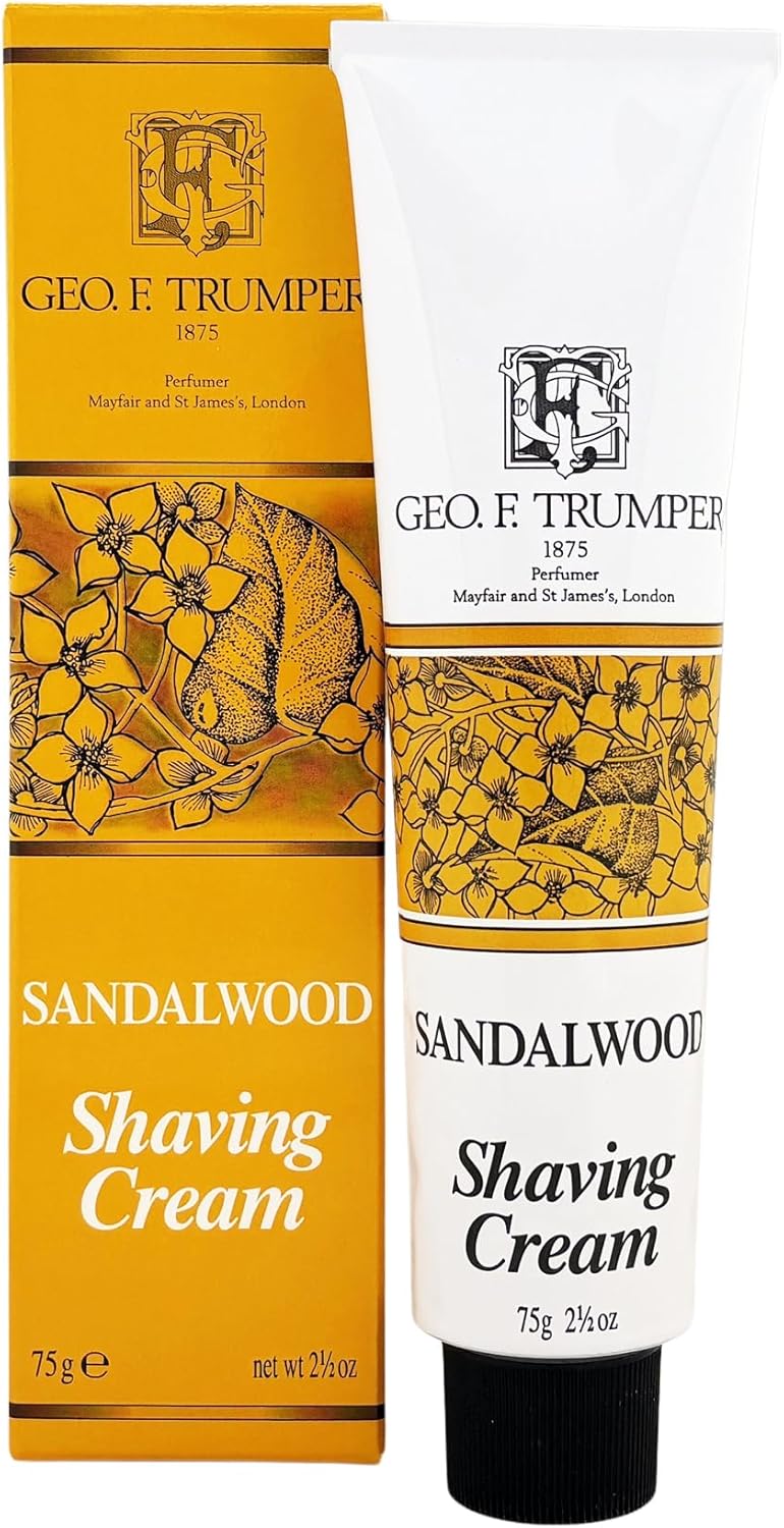 Geo F. Trumper Soft Shaving Cream in Tube, Sandalwood