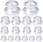 Syhood 16 Pcs 4 Sizes Cupping Therapy Set Silicone Cupping Massage Cups Professional Therapy Studio and Household Set for Cellulite Reduction Body Myofascial Muscle Nerve Joint Pain