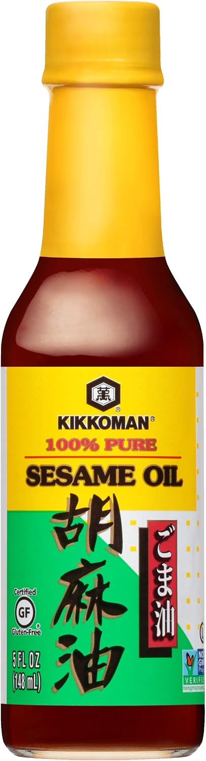 KIKKOMAN Pure Sesame Oil, 5 FZ