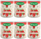 La San Marzano 6 Pack, Italian Whole Peeled Tomatoes in Puree with Basil, Non- dop, Packed in San Marzano, Product of Italy, 6 x 28 Oz can, Packed in San Marzano Region of Italy by La Regina