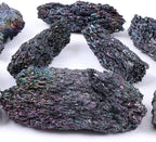Presents Azurite Rough Stone Reiki Crystal Stone, Natural Clyster Cluster Stones Pack of 100 Grams by #Frienemy-3027