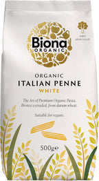 BIONA Organic White Penne, 500 GR