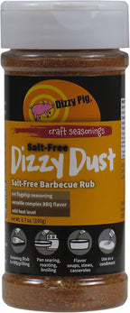 Dizzy Pig Salt Free Dizzy Dust All Purpose Seasoning and BBQ Rub - 6.7oz