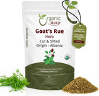 Organic Way Goat’s Rue Herb Cut & Sifted - Herbal Tea | European Wild-Harvest | Kosher & USDA Certified | Vegan, Non-GMO & Gluten Free | 100% Raw from Albania (4 Oz)