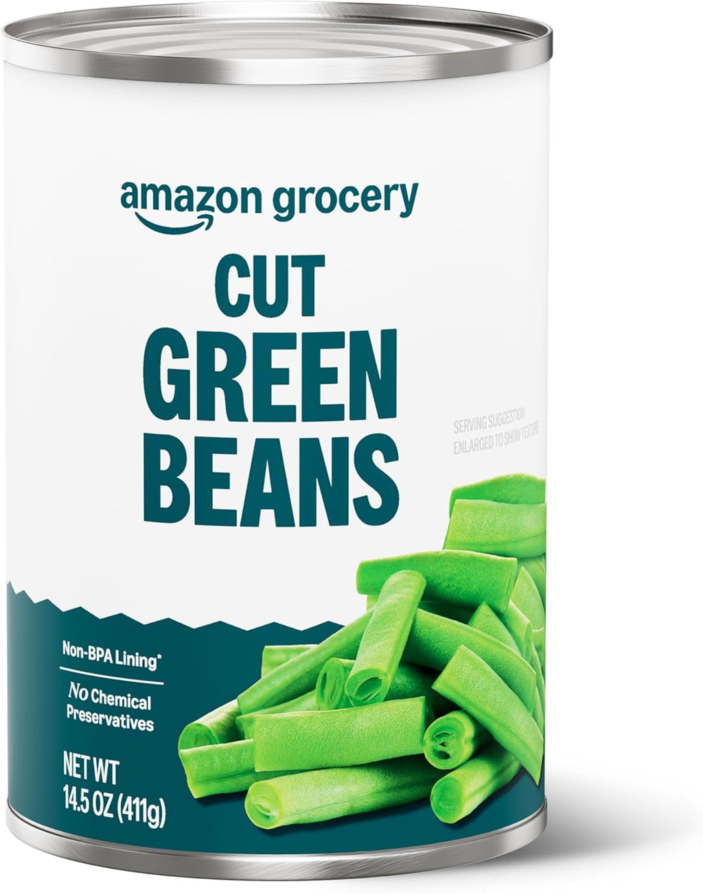 Amazon Grocery, Cut Green Beans, 14.5 Oz