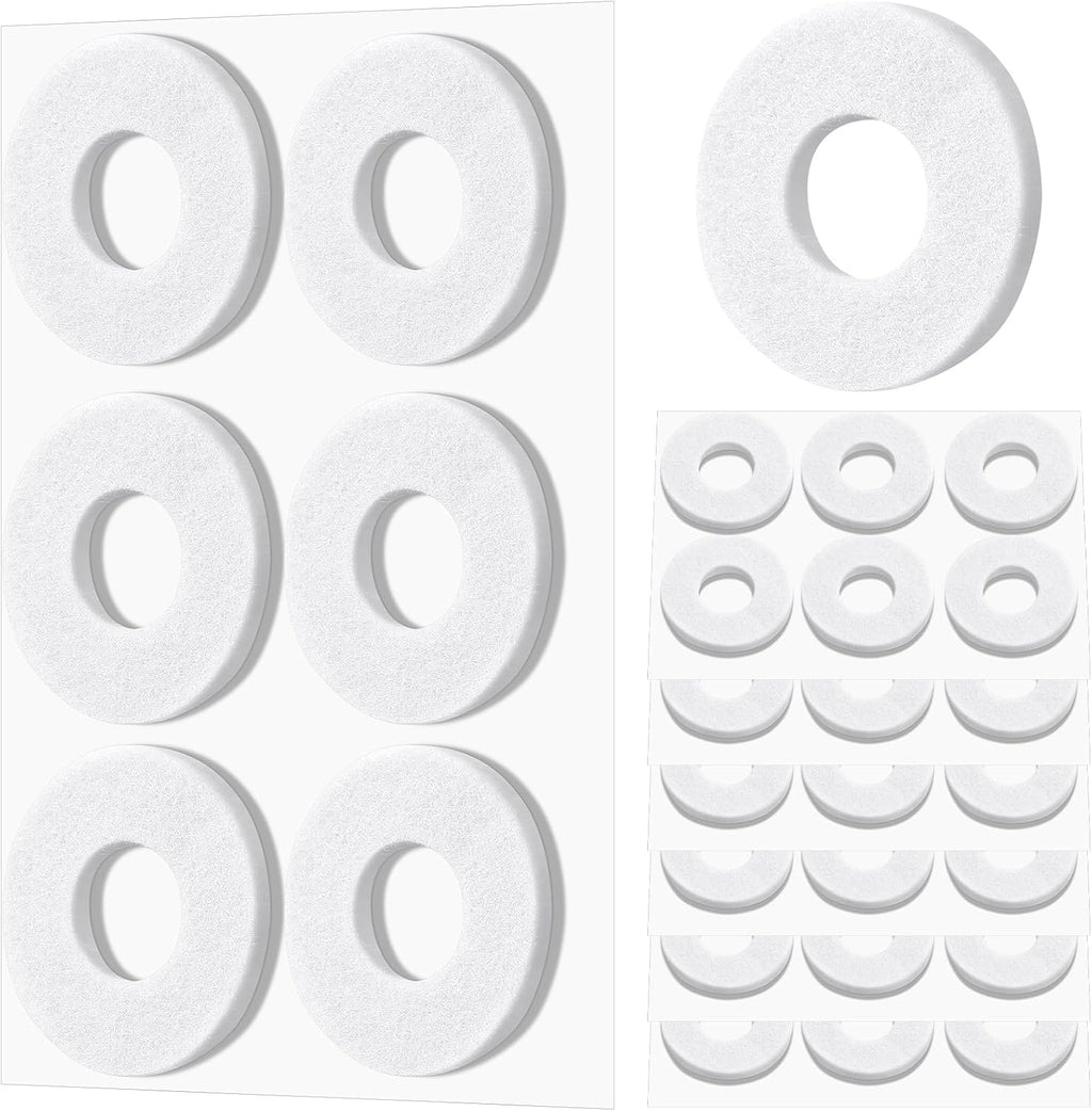 Nuanchu 36 Pcs Callus Cushions Callus Pads for Bottom of Foot Round Corn Cushions Pads for Feet Soft Adhesive Felt Corn for Ball and Side of Foot, Pain Relief from Shoe