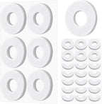 Nuanchu 36 Pcs Callus Cushions Callus Pads for Bottom of Foot Round Corn Cushions Pads for Feet Soft Adhesive Felt Corn for Ball and Side of Foot, Pain Relief from Shoe