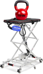 Culver Portable Lift for Electric Wheelchairs, Lightweight and Foldable Electric Chair Lift, Wheelchair Lift for Car, Motorized Wheelchair Scissor Lift, only 25Lbs, 4000N Motor Power, Lifts 110Lbs