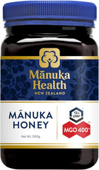 Manuka Health UMF 13+/MGO 400+ Manuka Honey (500g/17.6oz), Superfood, Authentic Raw Honey from New Zealand