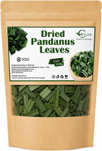 Dried Pandan Leaves 0.6 oz (17g) – 100% Pure, Naturally Air-Dried Pandanus Leaf for Tea, Cooking, Baking & Desserts – Fragrant, Aromatic Herbal Use