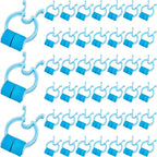 Frienda Professional Nose Stop Clips Plastic Foam Nosebleed Stopper Clips for Adults Accidental Emergency Condition Swimming(60 Pcs,Blue,Standard Size)