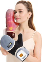 CAMECO 2-in-1 Cordless Heated Arthritis Gloves & Hand Massager for Pain Relief, 5000mAh Heating Pad for Hands for Arthritis, 104℉-140℉ Rechargeable Vibration Hand Warmers for Women Men