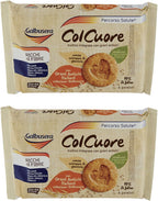 Galbusera "Col Cuore" Integral Biscuits with Ancient Grains 300 gr, pack of 2