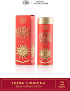 TWG Tea | Eternal Summer Tea | Rooibos | Hibiscus, Redcurrant & Rose | Haute Couture Tin, 100g | Gift Set