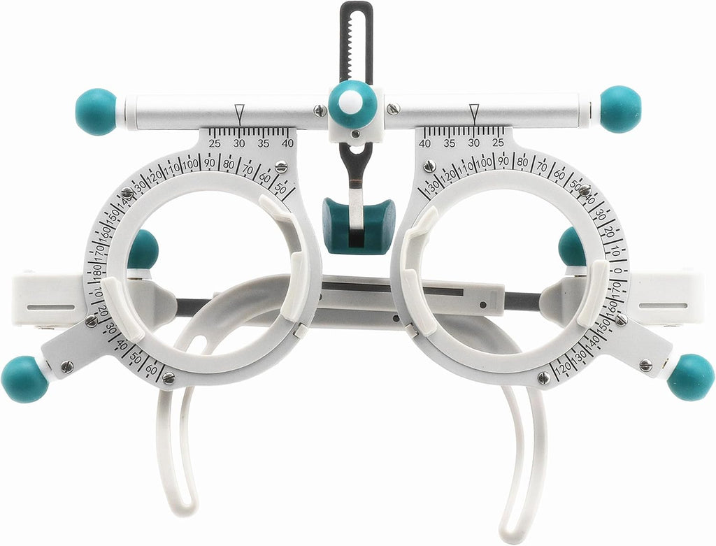 BestParts Titanium Professional Adjustable Optical Optic Eye Optometry Test Trial Lenses Frame, Ultra Light Optometry Optician Trial Lens