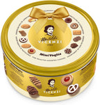Matilde Vicenzi Minivoglie Butter Cookies Tin - Italian Pastry Assortment, Traditional Holiday Cookie Gift for Birthday, Easter, Mother's Day - 500 g