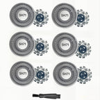SH71/52 Replacement Heads for Philips Norelco Shaver Series 7000 and 5000,Compatible with noreclo Shaver, Blades for S5531 S5532 S5535 S7732 S7735 S7782 S783,6Pack