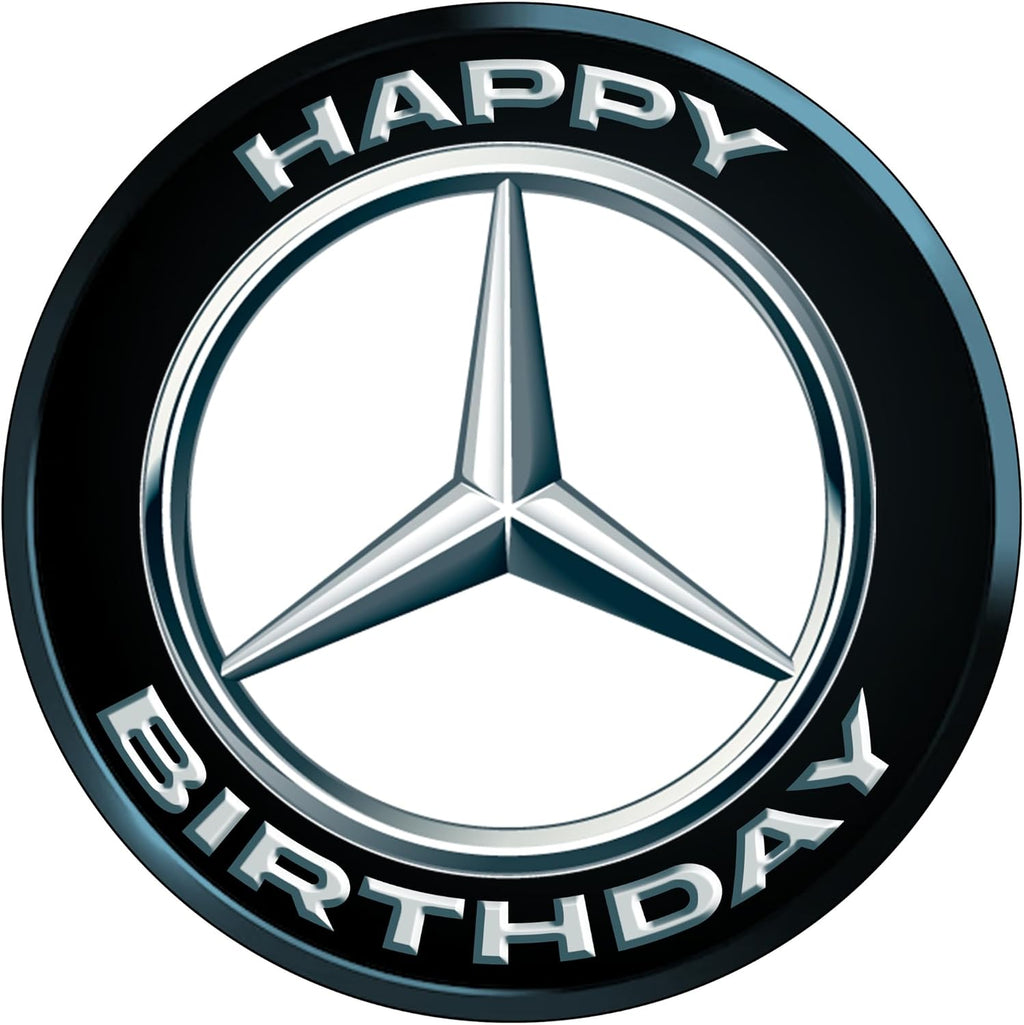 7.5 Inch Edible Cake Toppers – Luxury Car Inspired Birthday Party Collection of Edible Cake Decorations