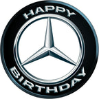7.5 Inch Edible Cake Toppers – Luxury Car Inspired Birthday Party Collection of Edible Cake Decorations